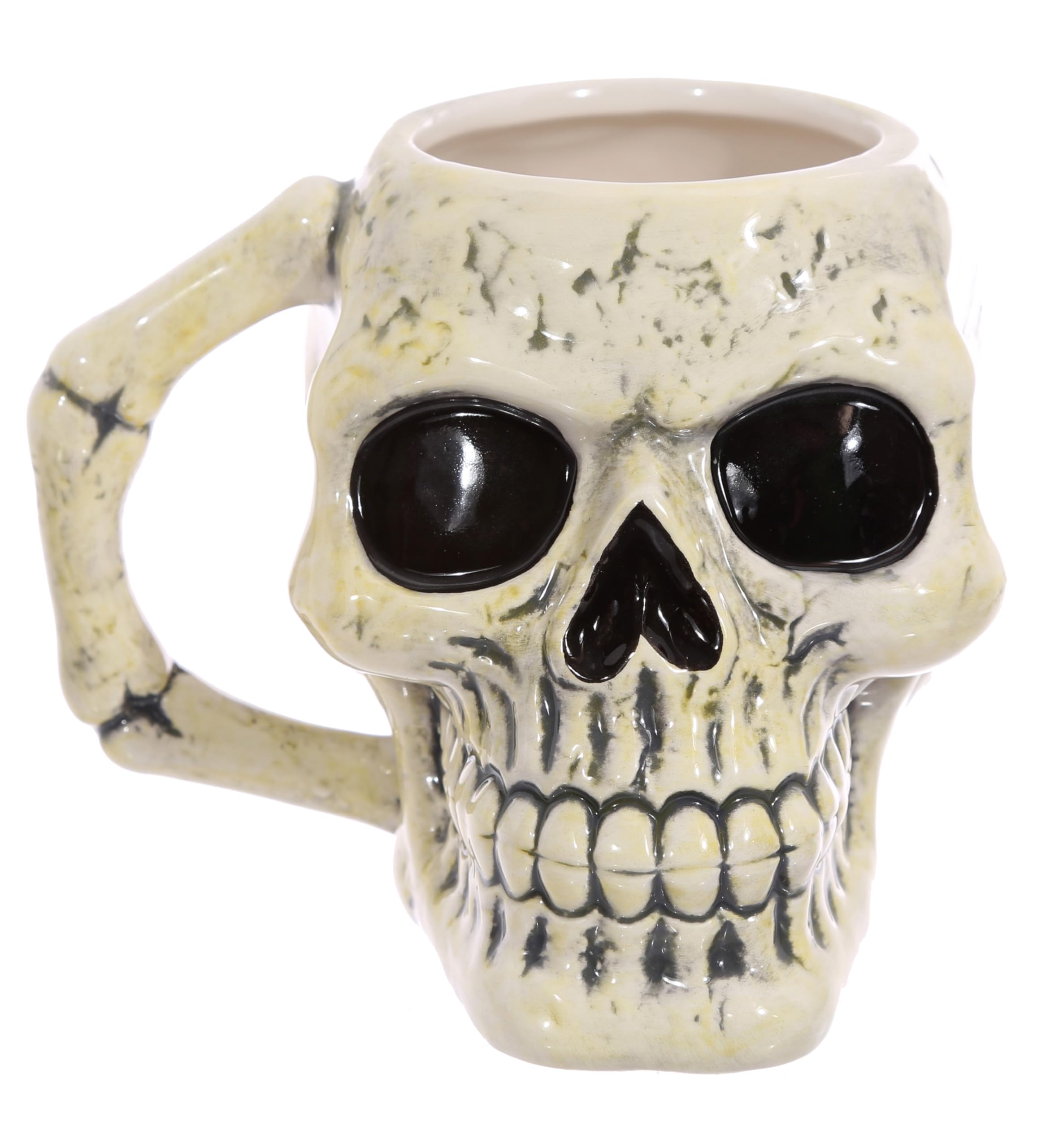 Amazon.com: Puckator Ancient Skull Head Ceramic Shaped Tea Coffee